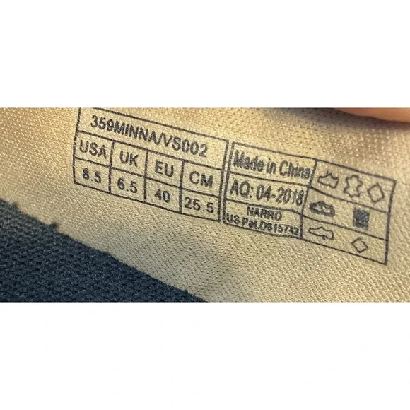 VIONIC Women's 8,5 Spark Minna Ballet Flats Navy Blue Clean Comfort Shoes - Picture 4 of 11